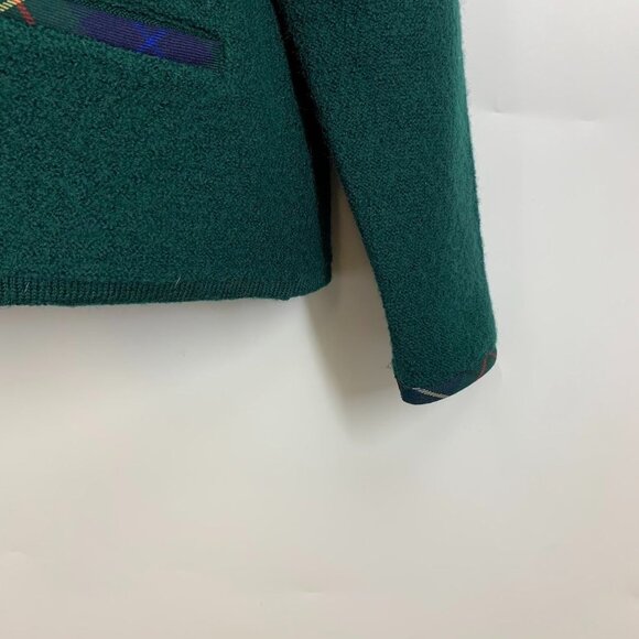 Pendleton Women's 100%‎ Wool Plaid Lined Button Up Cardigan Sweater Size M - Picture 5 of 11